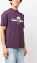 Palm Angels T-shirt met logo Purple Heren - Thumbnail 4