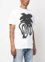 Palm Angels T-shirt met logoprint Wit - Thumbnail 3