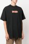 Palm Angels T-shirt met logoprint Zwart - Thumbnail 6