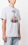 Palm Angels T-shirt met print Grijs - Thumbnail 3