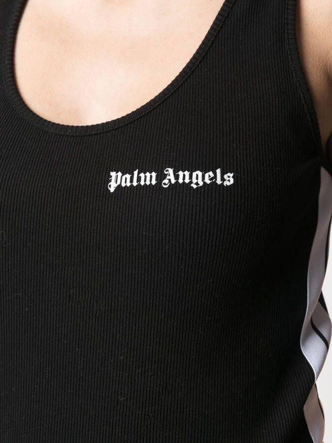 Palm Angels Tanktop met logoprint Zwart