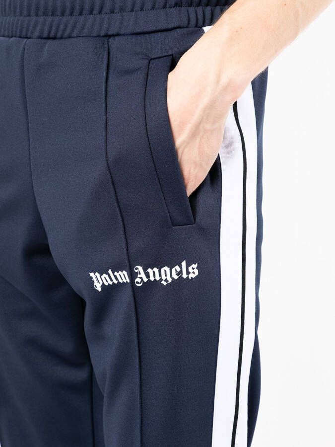 Palm Angels Trainingsbroek met logoprint Blauw
