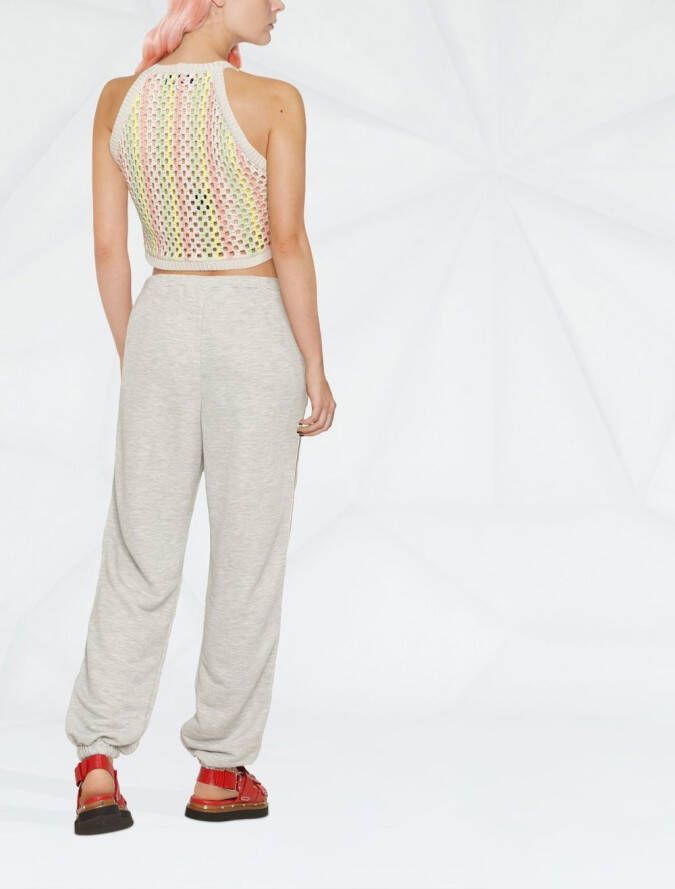 Palm Angels Trainingsbroek met logoprint Grijs