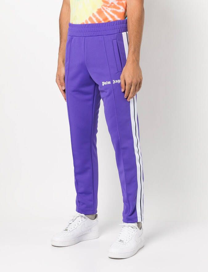 Palm Angels Trainingsbroek met logoprint Paars