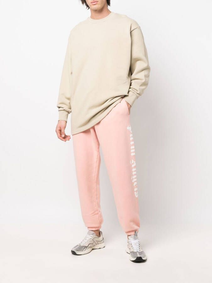 Palm Angels Trainingsbroek met logoprint Roze