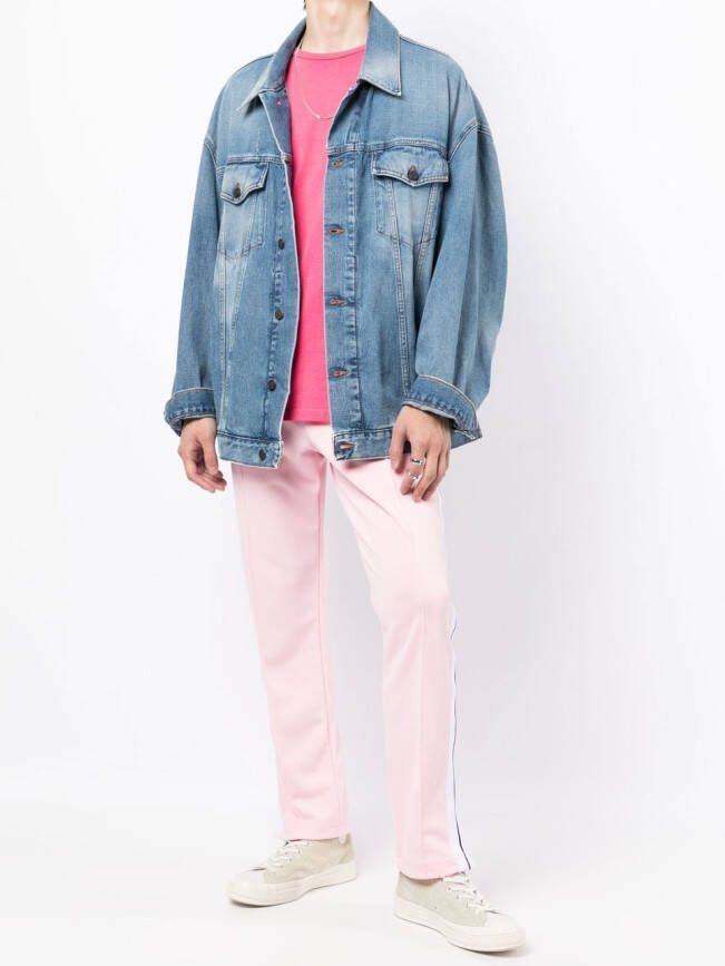 Palm Angels Trainingsbroek met logoprint Roze