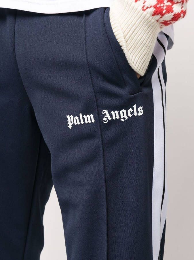 Palm Angels Trainingsbroek met zijstreep Blauw