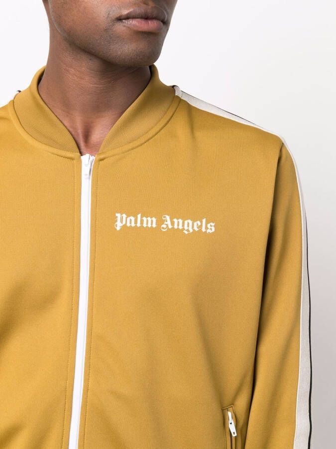 Palm Angels Trainingsjack met logoprint Beige
