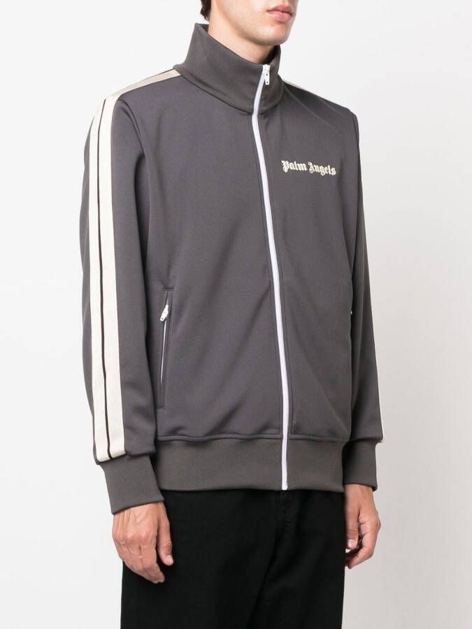 Palm Angels Trainingsjack met logoprint Grijs