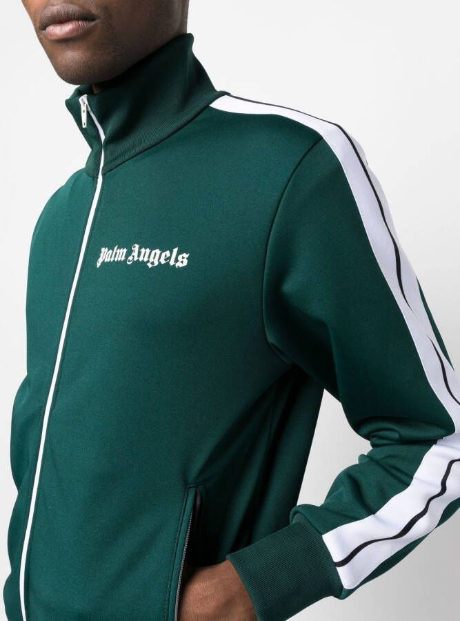 Palm Angels Trainingsjack met logoprint Groen