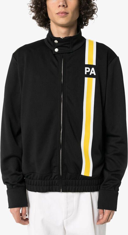 Palm Angels Trainingsjack met monogram Zwart