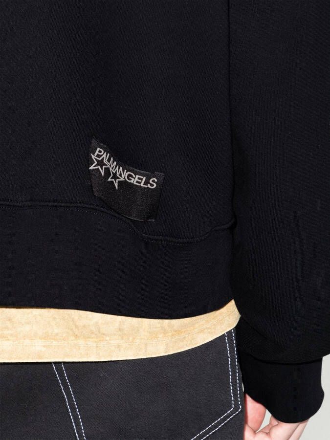 Palm Angels Trui met glitter Zwart