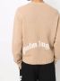 Palm Angels Trui met logo Beige - Thumbnail 5