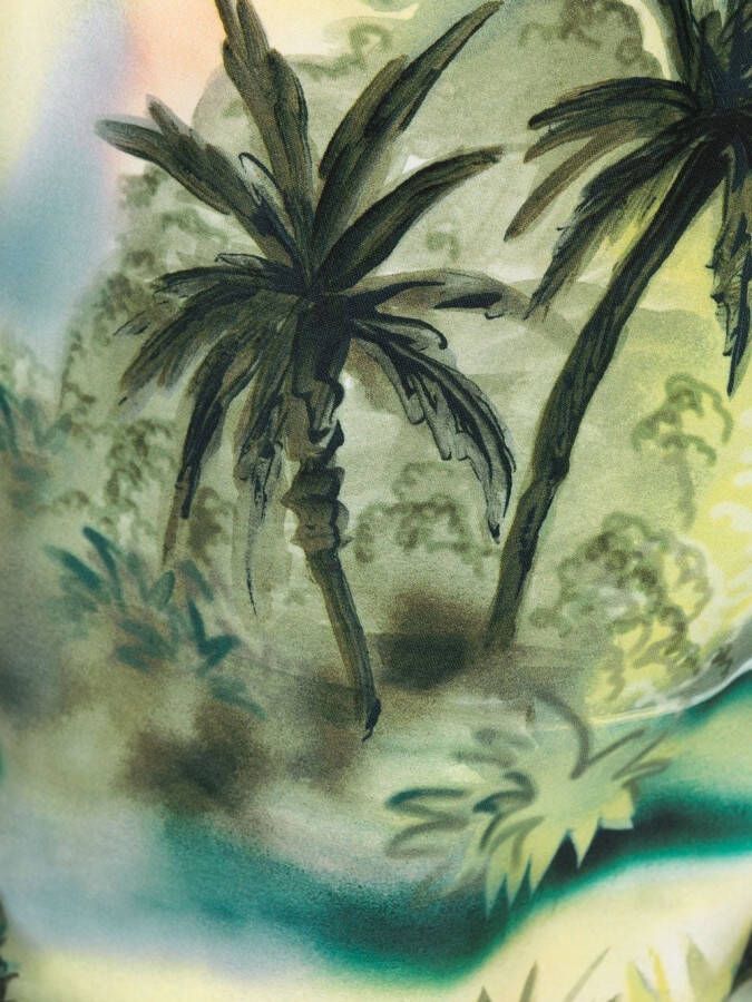 Palm Angels x Vilebrequin zwembroek met print Groen
