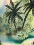 Palm Angels x Vilebrequin zwembroek met print Groen - Thumbnail 3