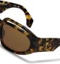Palm Angels Eyewear Zonnebril met cut-outs Bruin - Thumbnail 3