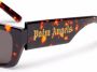 Palm Angels Eyewear Zonnebril met rechthoekig montuur Zwart - Thumbnail 7