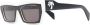 Palm Angels Eyewear Zonnebril met rechthoekig montuur Zwart - Thumbnail 2