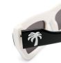 Palm Angels Eyewear Zonnebril met rechthoekig montuur Zwart - Thumbnail 3