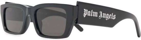 Palm Angels Eyewear Zonnebril met rechthoekig montuur Zwart