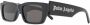 Palm Angels Eyewear Zonnebril met rechthoekig montuur Zwart - Thumbnail 2