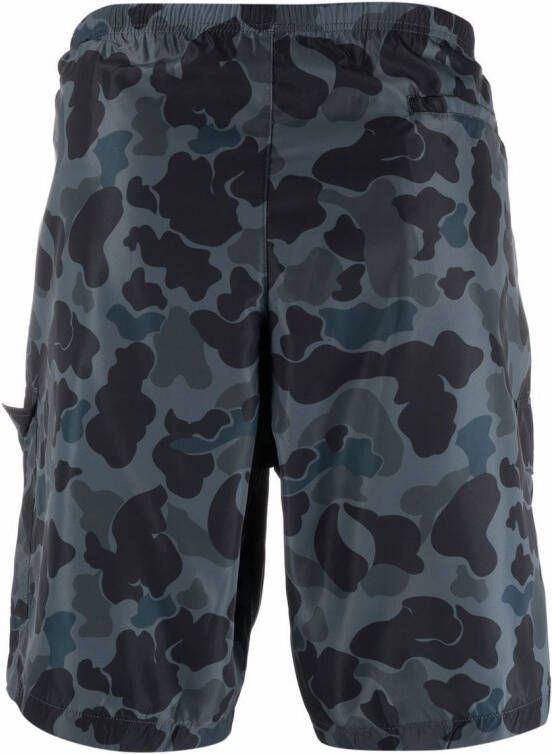 Palm Angels Zwembroek met camouflageprint Zwart
