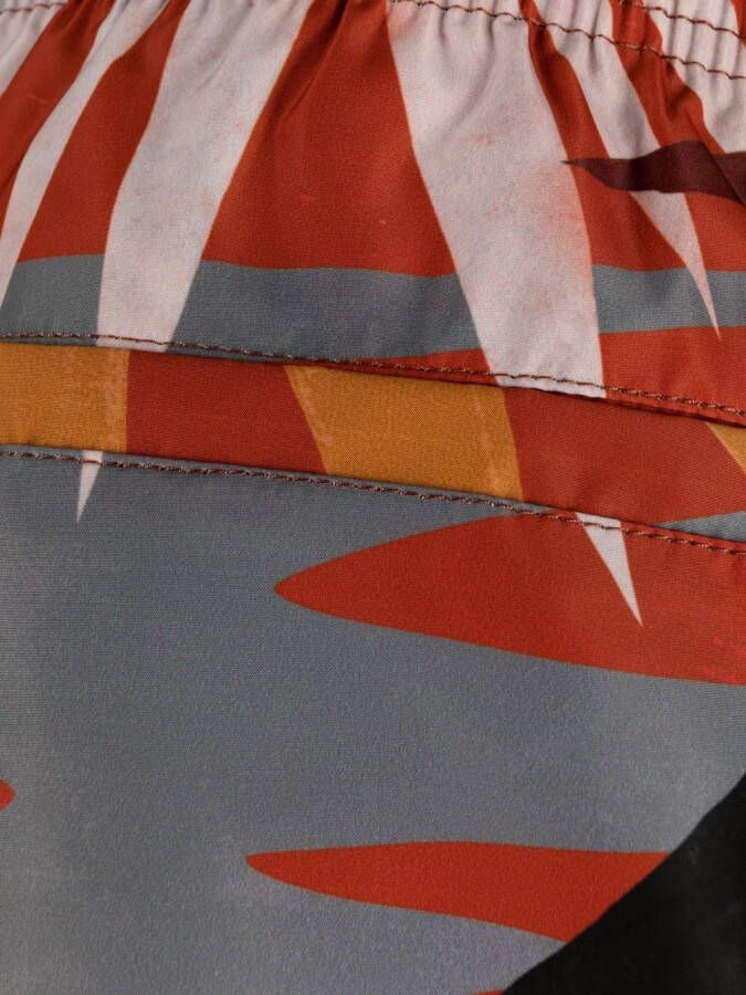 Palm Angels Zwembroek met print Rood