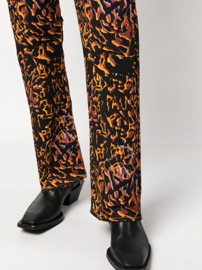 Palmer Broek met wijde pijpen Zwart