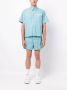 Palmer Gestreepte shorts Blauw - Thumbnail 2