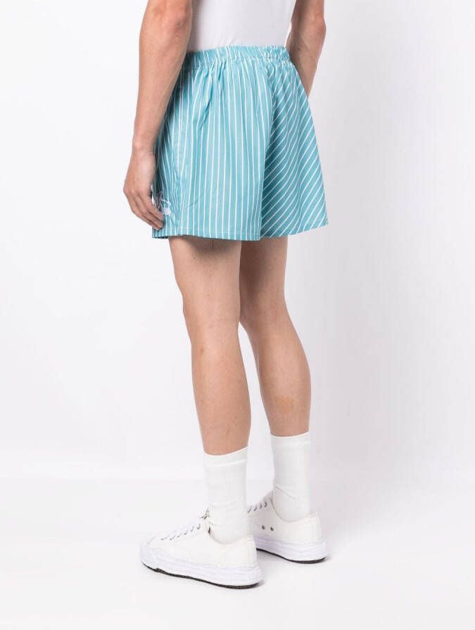 Palmer Gestreepte shorts Blauw
