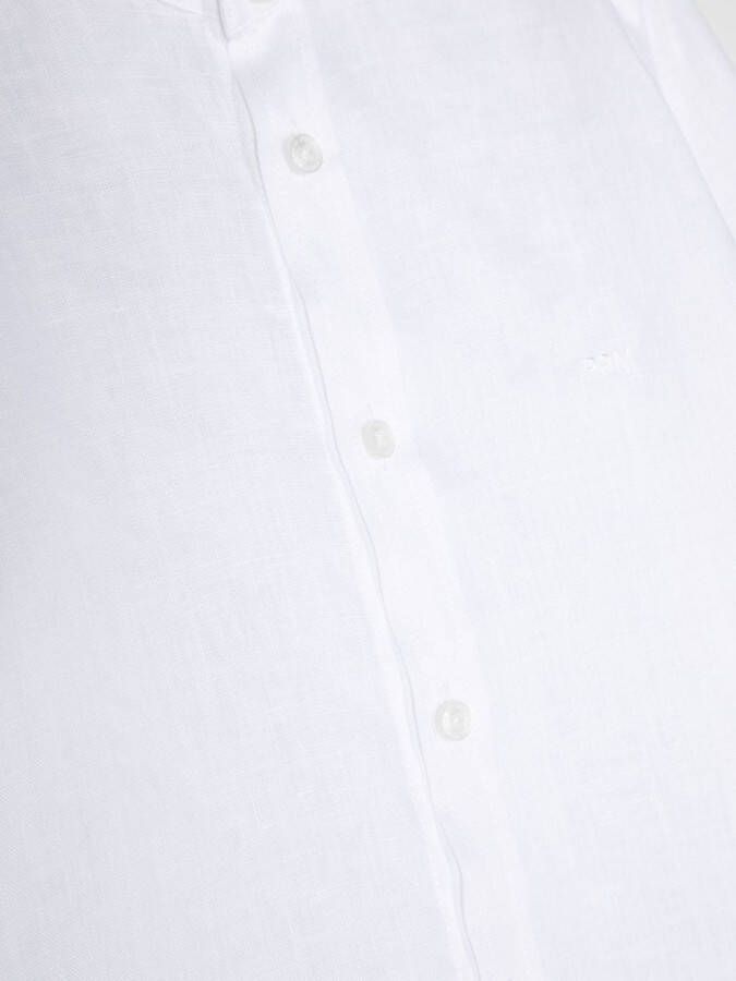 Paolo Pecora Kids Kraagloos shirt Wit