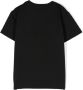 Paolo Pecora Kids T-shirt met logo-reliëf Zwart - Thumbnail 2