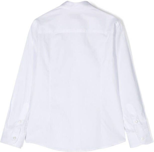 Paolo Pecora Kids Shirt met lange mouwen Wit