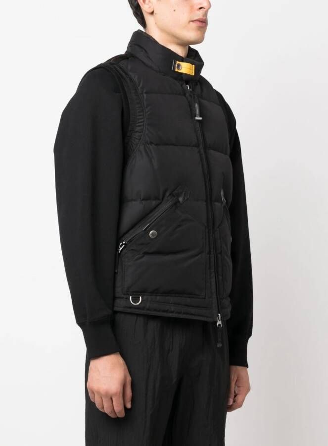 Parajumpers Bodywarmer met logopatch Zwart