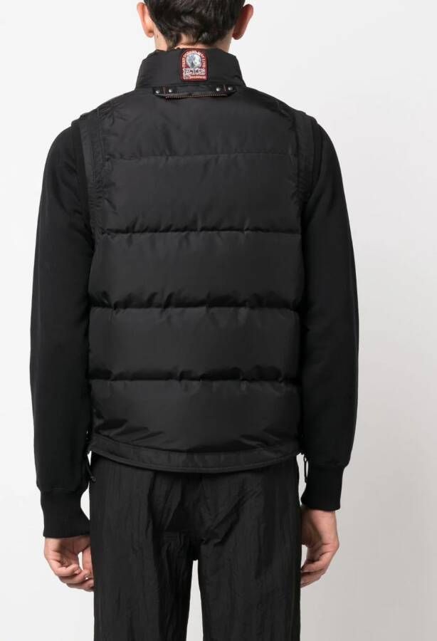 Parajumpers Bodywarmer met logopatch Zwart