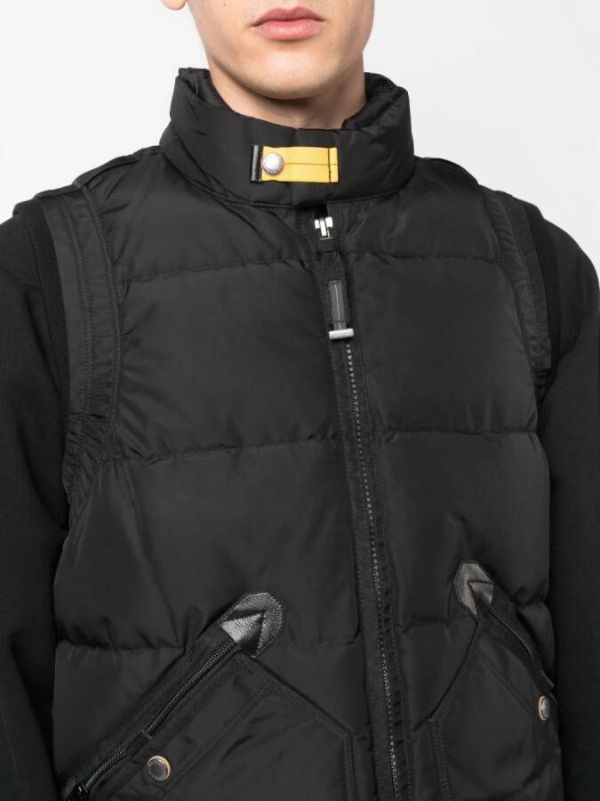 Parajumpers Bodywarmer met logopatch Zwart