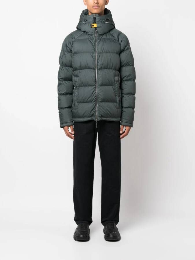 Parajumpers Donsjack met capuchon Groen