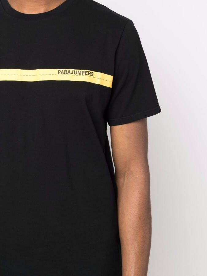 Parajumpers Gestreept T-shirt Zwart