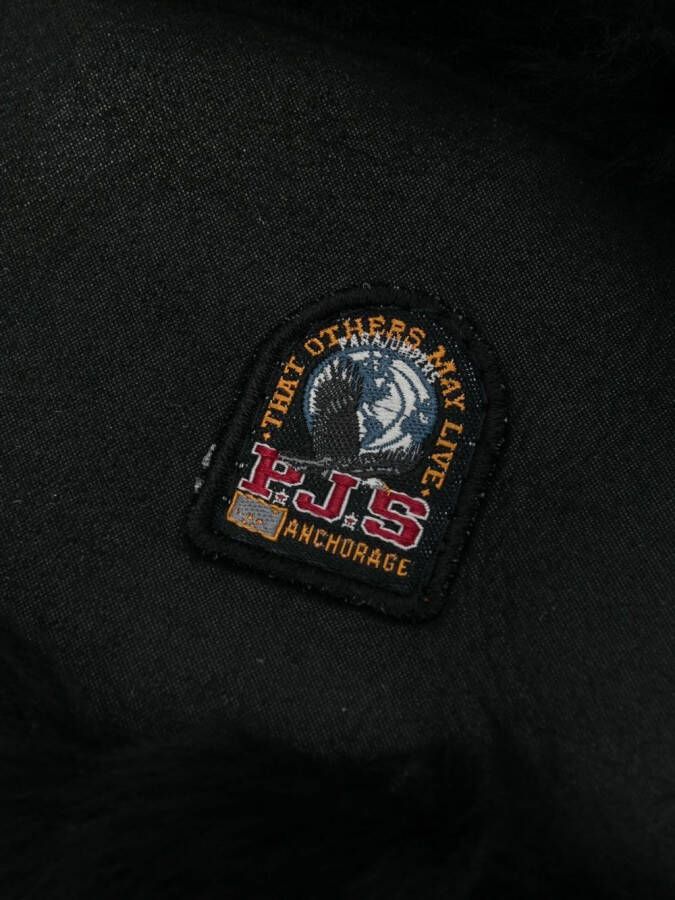 Parajumpers Haarband met logopatch Zwart