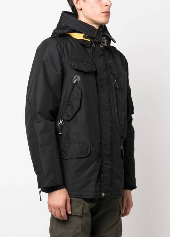 Parajumpers Legerjack met capuchon Zwart