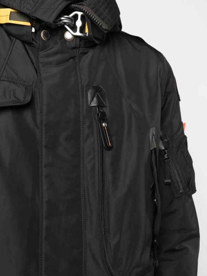 Parajumpers Legerjack met capuchon Zwart