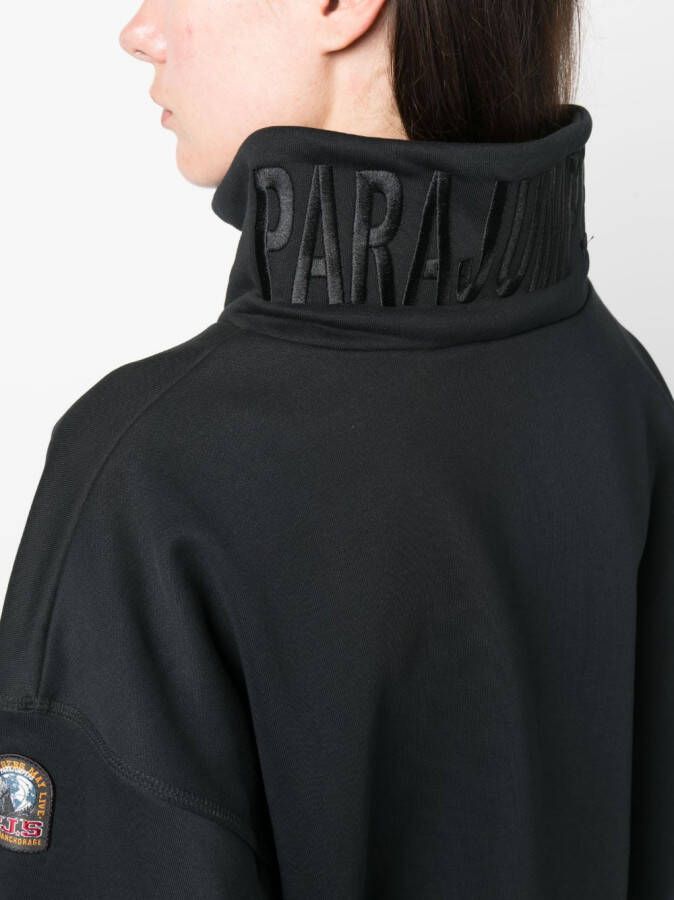 Parajumpers Sweater met geborduurd logo Zwart