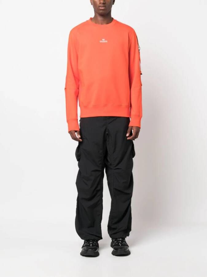 Parajumpers Sweater met logopatch Oranje