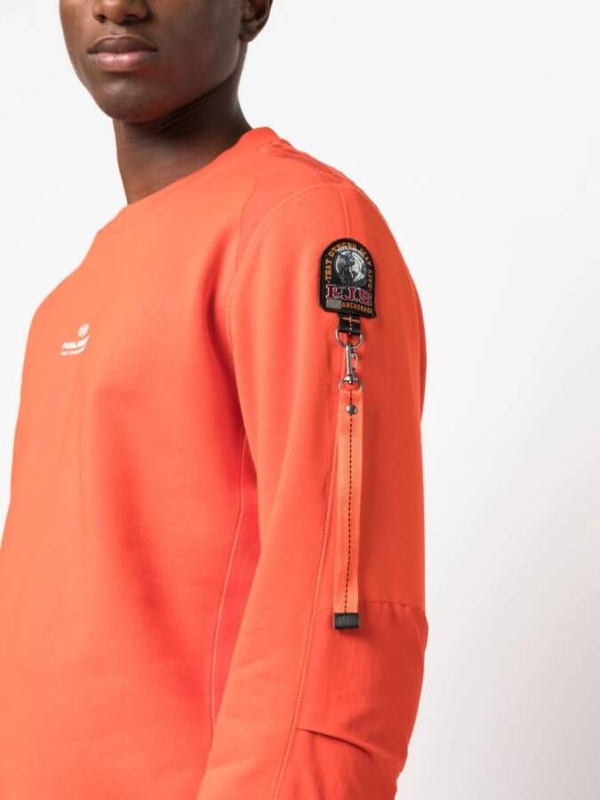 Parajumpers Sweater met logopatch Oranje