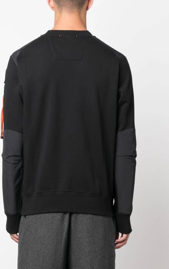 Parajumpers Sweater met logopatch Zwart