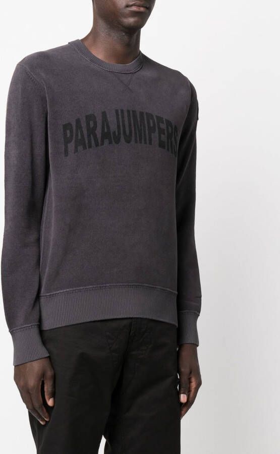 Parajumpers Sweater met logoprint Grijs