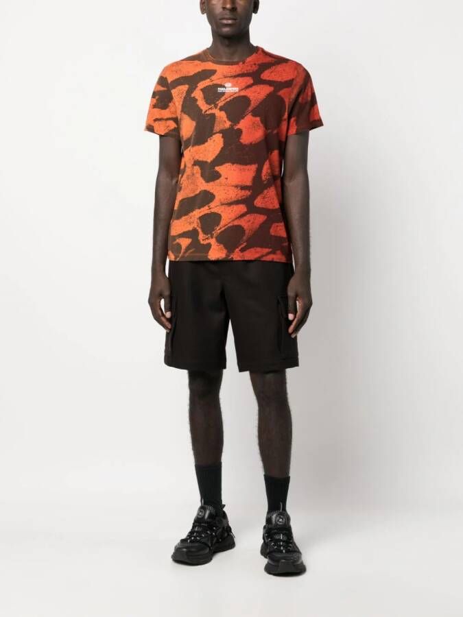Parajumpers T-shirt met abstracte print Oranje