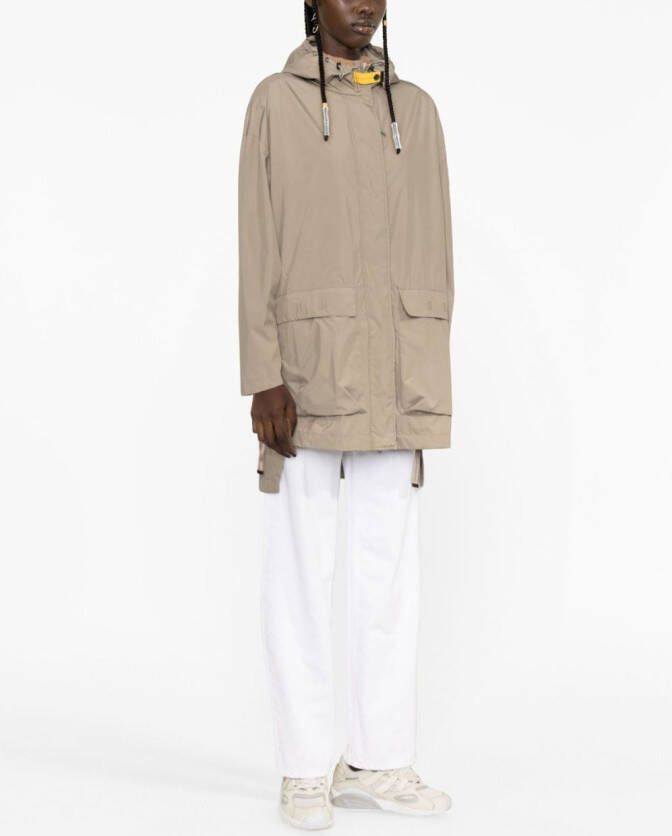 Parajumpers Regenjas met capuchon Beige