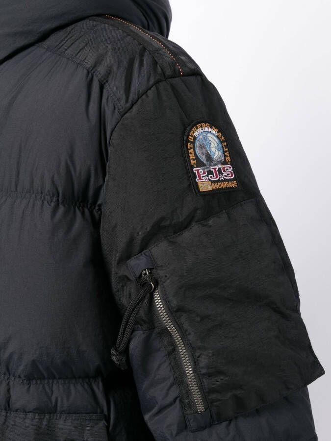 Parajumpers Tweekleurig jack Zwart