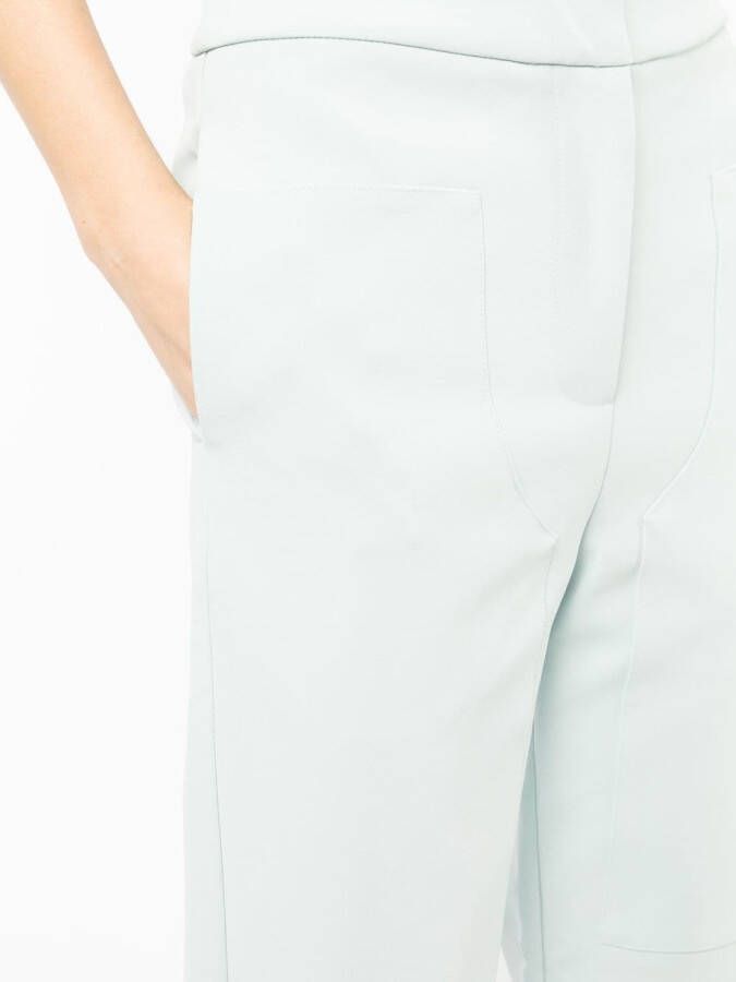 Paris Georgia Broek met wijde pijpen Blauw